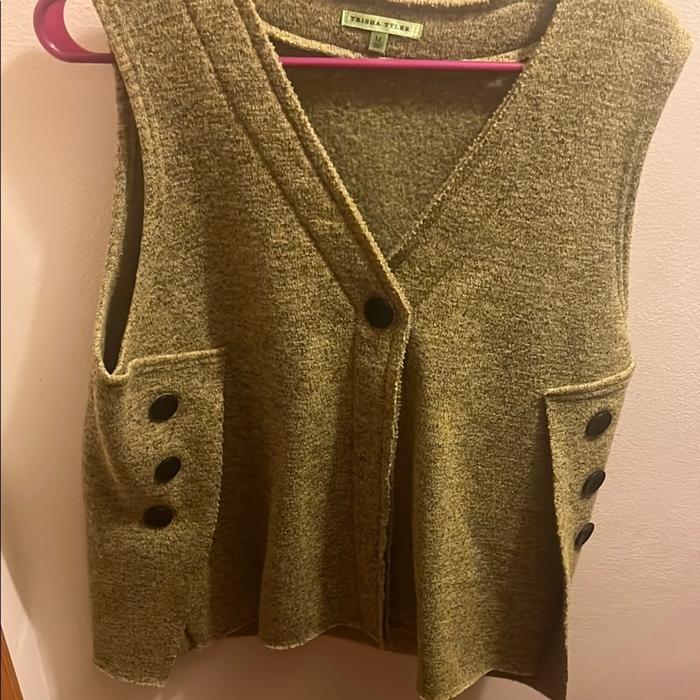 Olive Green Sweater Vest